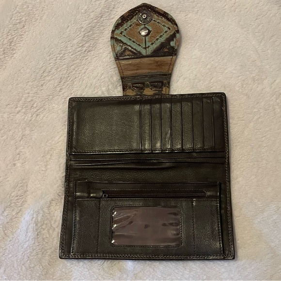 Genuine handmade leather wallet - Picture 2 of 3